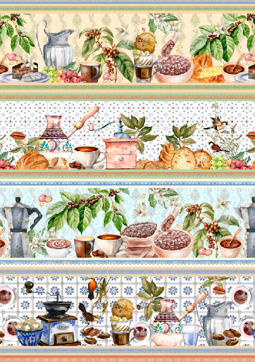 Portuguese Coffee Fabrics Collection