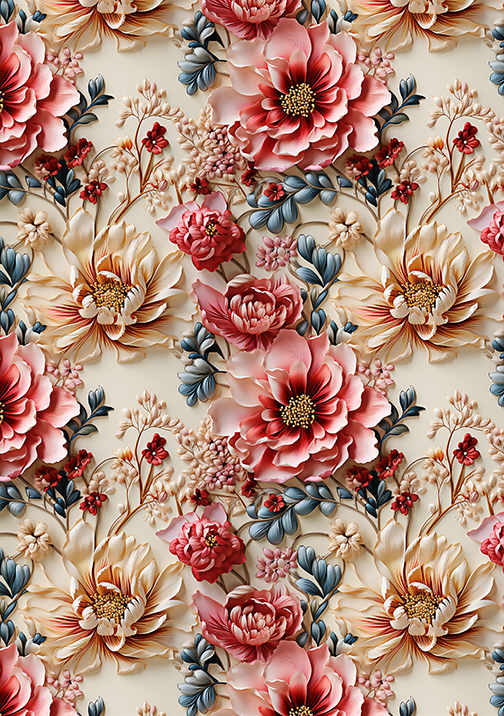 Field Flowers Digital Fabrics Collection