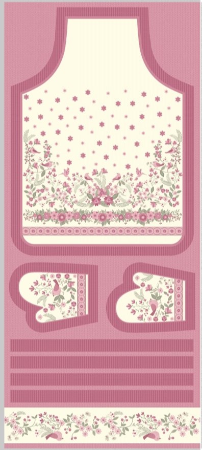 Colección de Telas Floral Rosa