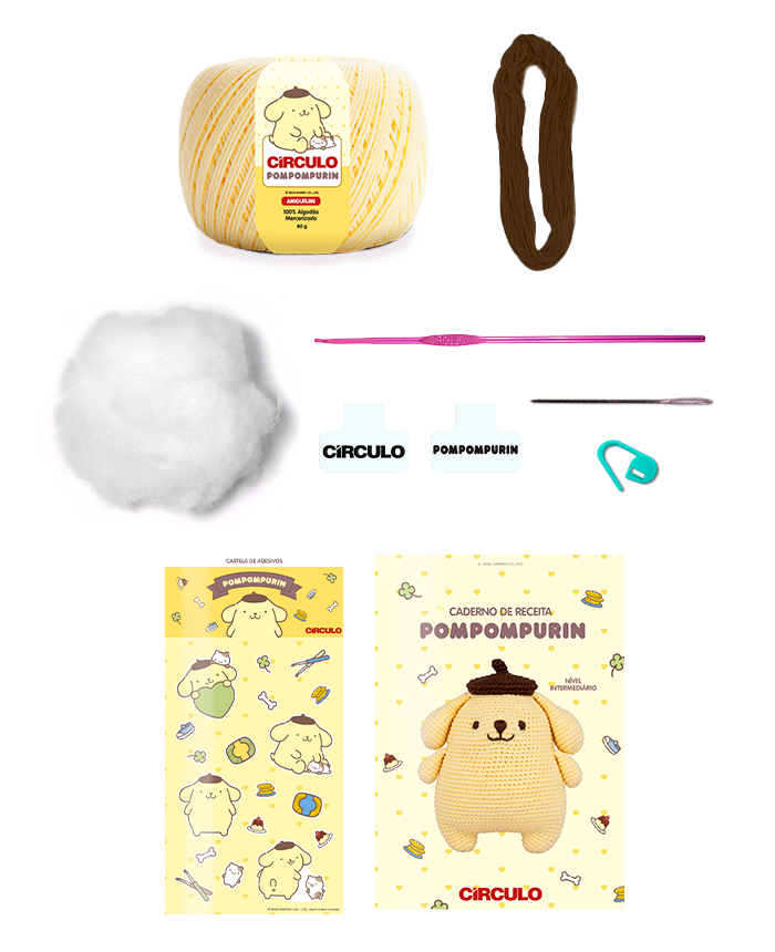 Kit Amigurumi Coleção Hello Kitty and Friends®