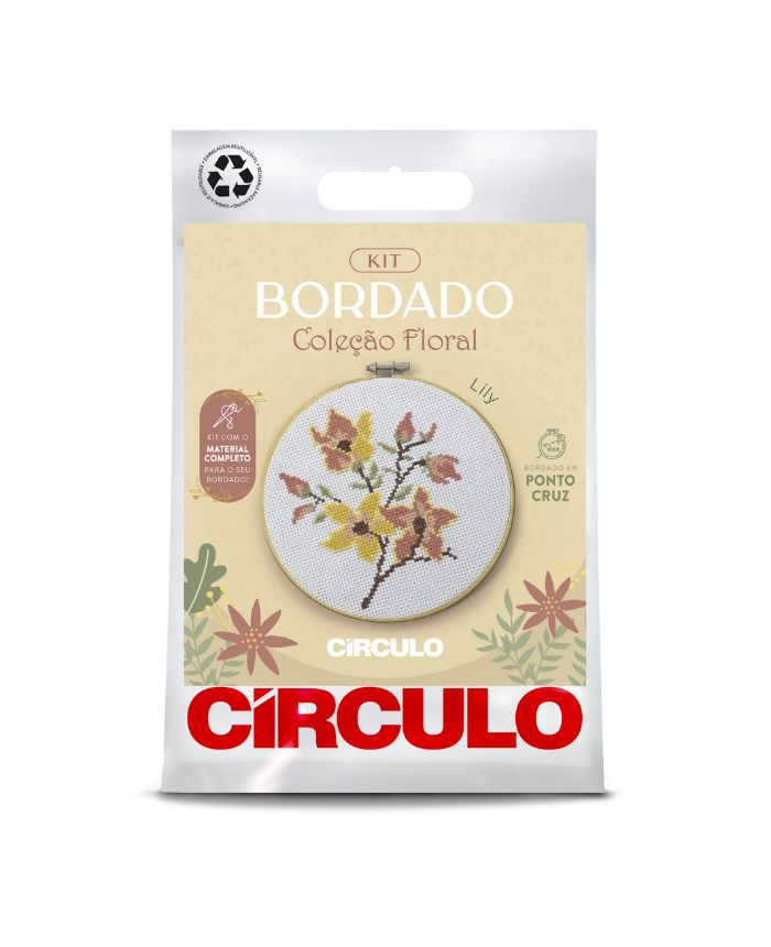 Floral Embroidery Kit