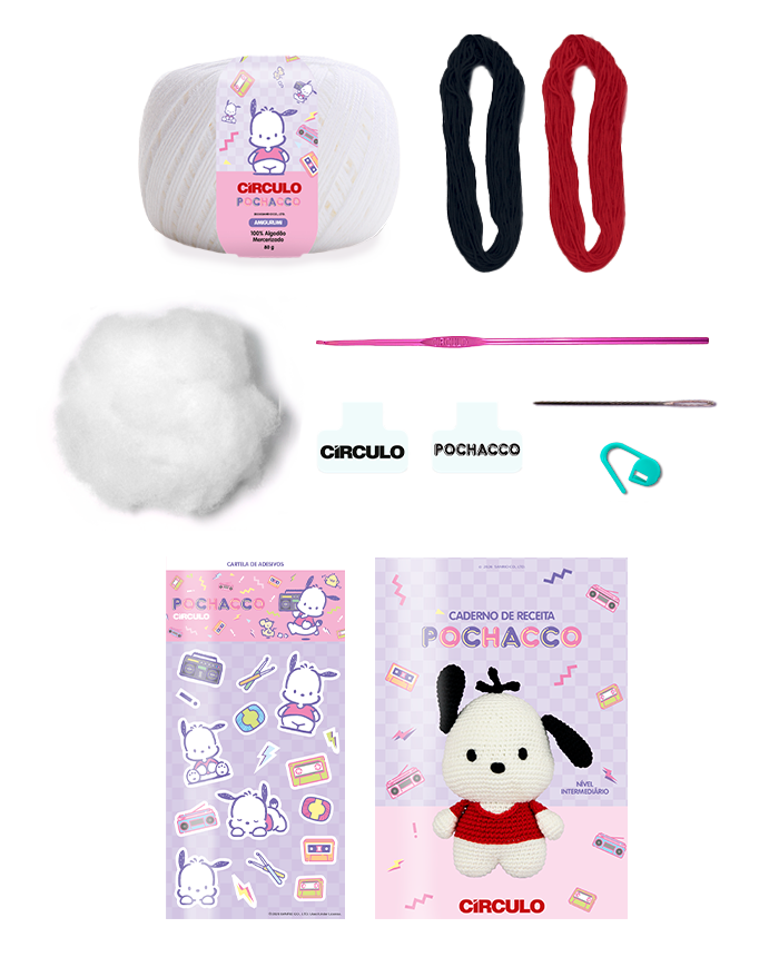 Kit Amigurumi Coleção Hello Kitty and Friends®
