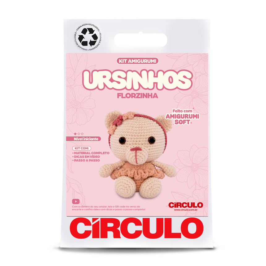 Kit Amigurumi Ursinhos