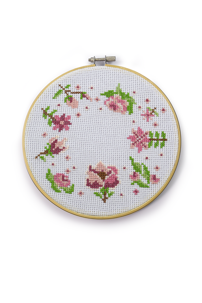Floral Embroidery Kit
