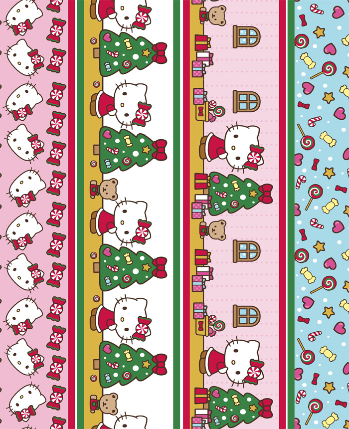 Coleção de Tecidos de Natal Hello Kitty®