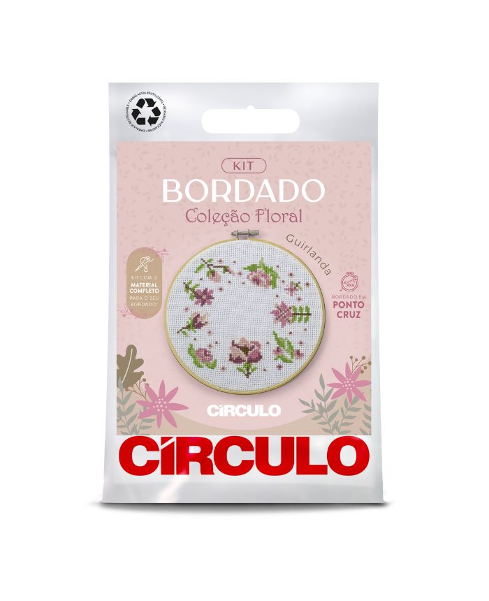 Floral Embroidery Kit
