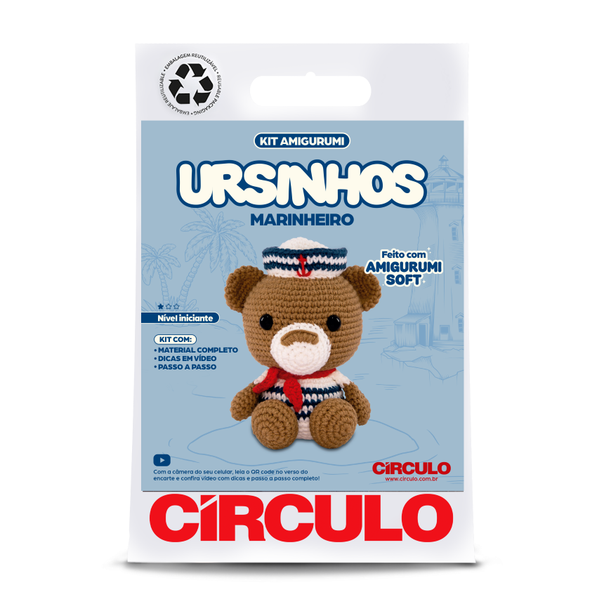 Kit Amigurumi Ursinhos