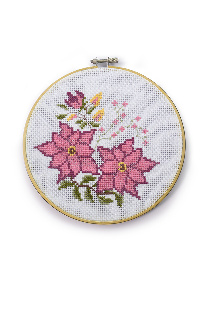 Floral Embroidery Kit