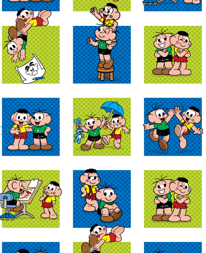 Coleção de Tecidos Turma da Mônica