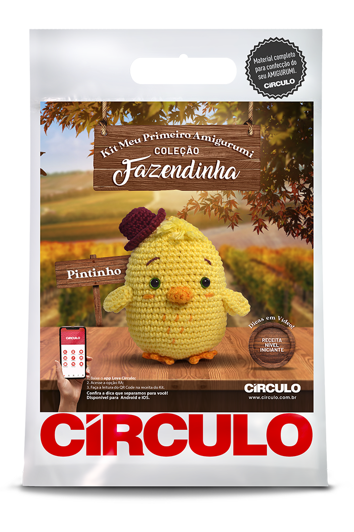 Kit Meu Primeiro Amigurumi - Coleção Fazendinha