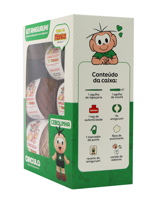 Kit Amigurumi Turma da Mônica