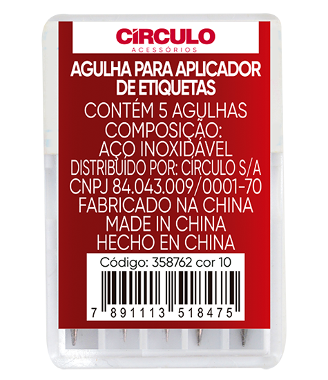 Agulha Para Aplicador de Etiquetas