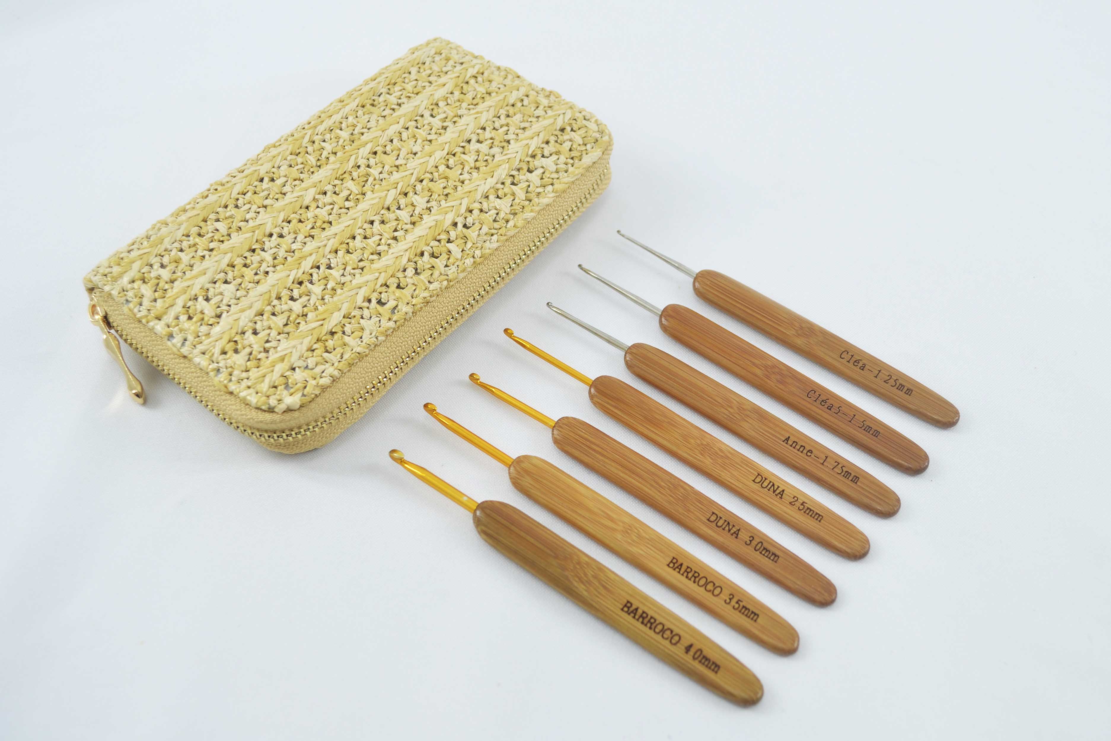 Kit Agujas de Crochet Bambú