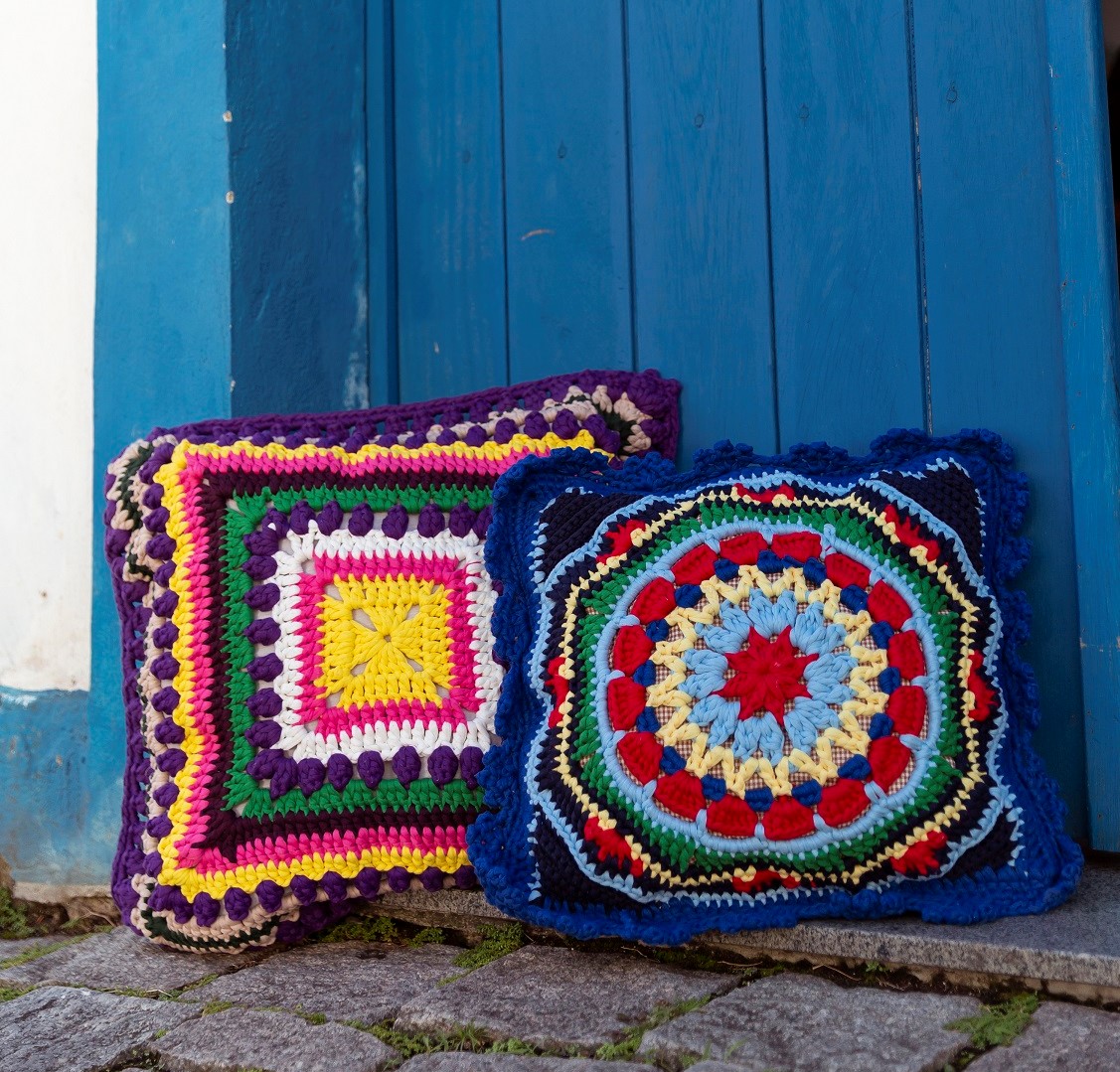 Almofada Trama Multicolorida