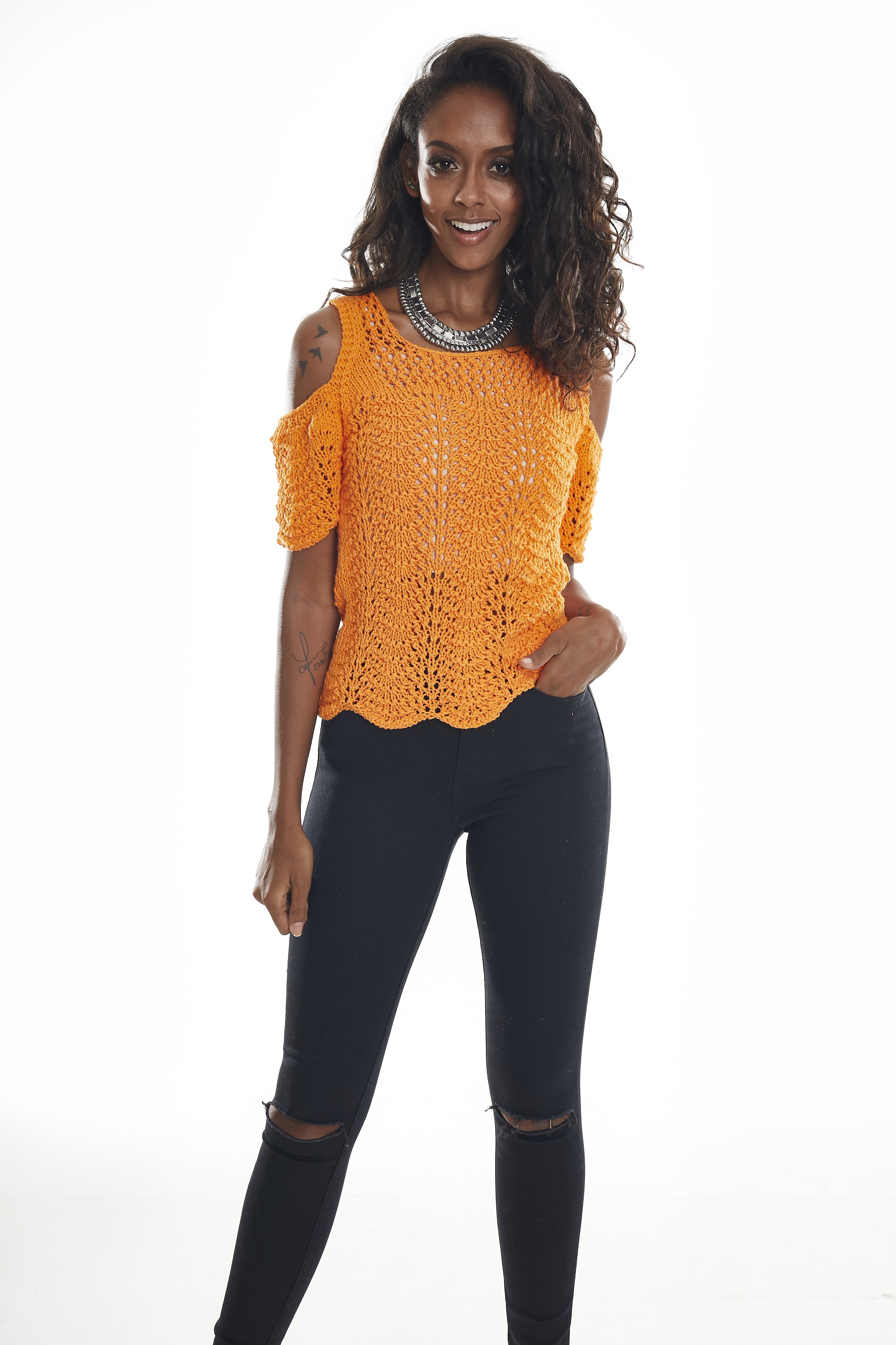 Blusa Laranja Maxcolor