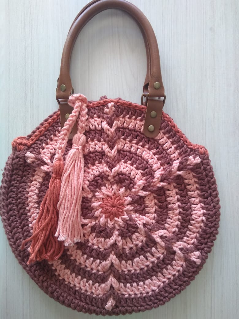 BOLSA DE CROCHÊ LAISLA