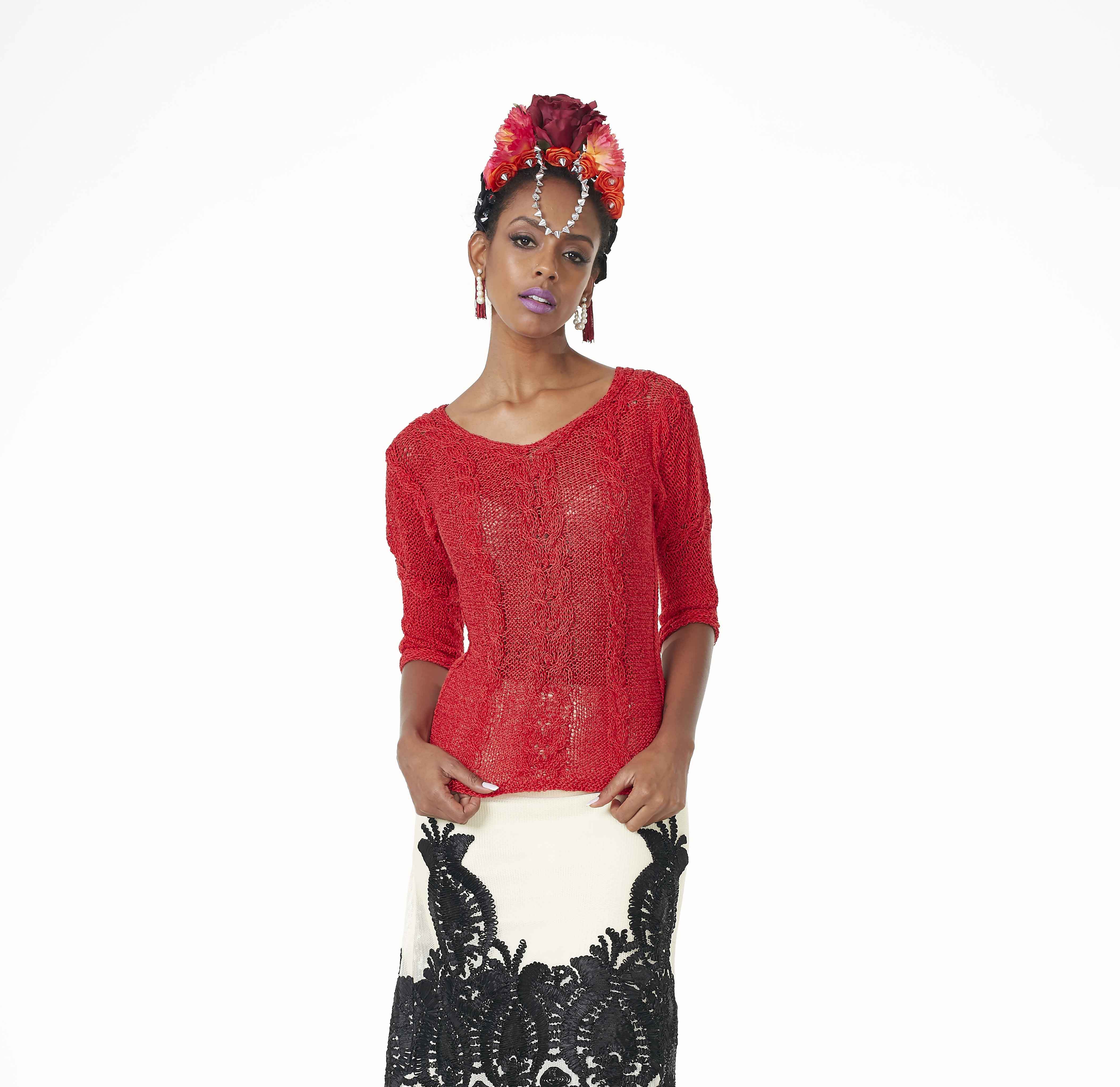 Blusa Carmim Glamour