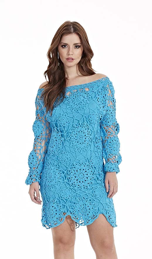 Vestido Manga Longa