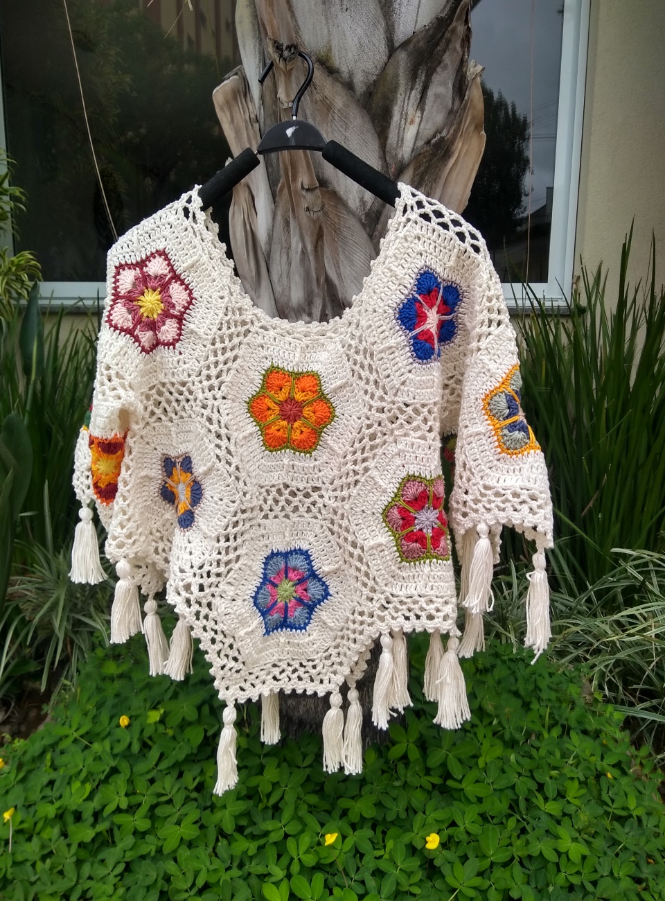 Blusa Flores Africanas