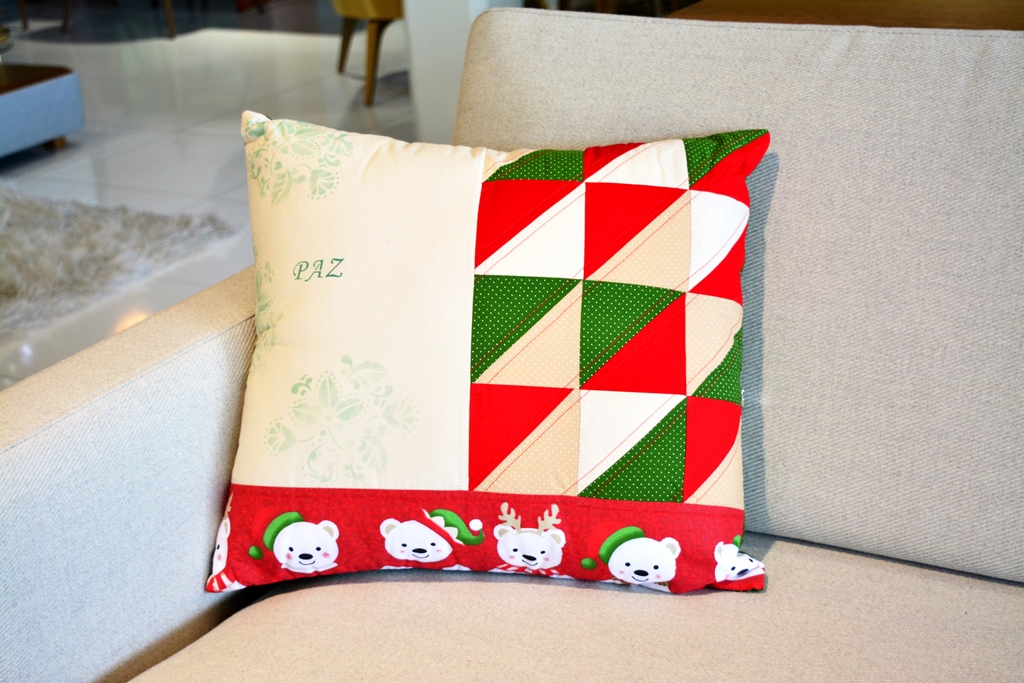 ALMOFADA Decorada para o NATAL
