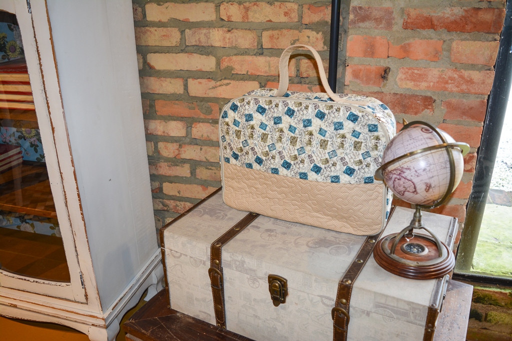 Bolsa viagem patchwork