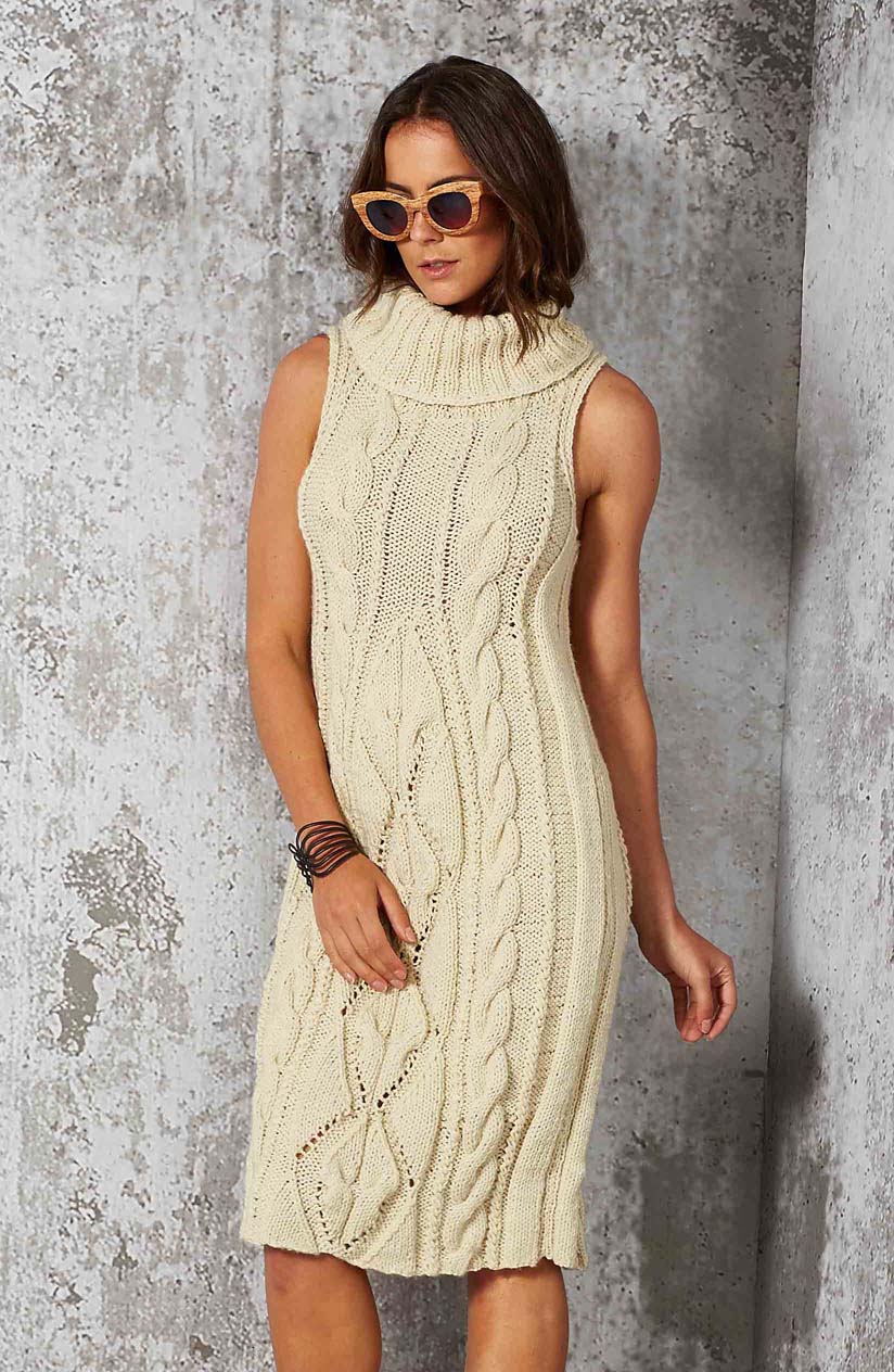 Vestido Tricô irlandês