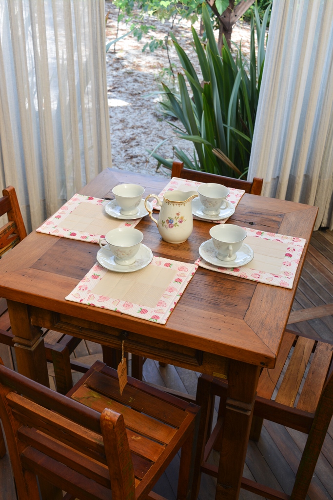 Jogo Americano para chá/café Corujinhas