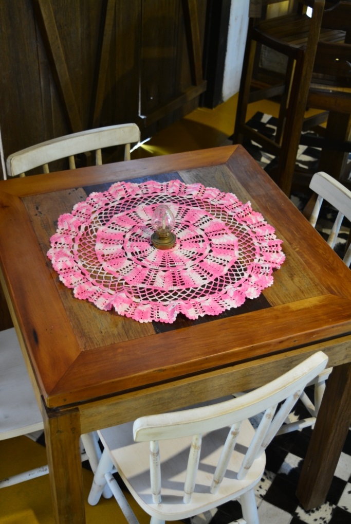Centro de Mesa Anne Tons de Rosa