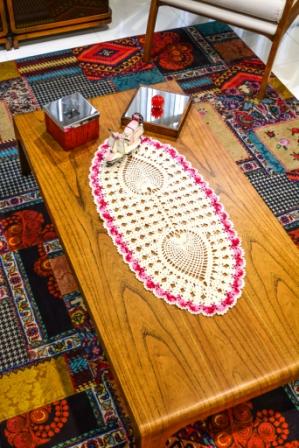 Caminho de Mesa Oval Charme