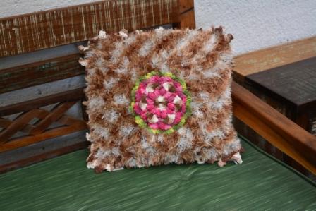 Almofada de Decore Marrom