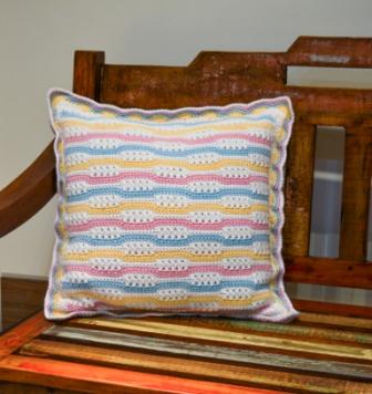 Almofada Candy Colors - Ponto com Ondas