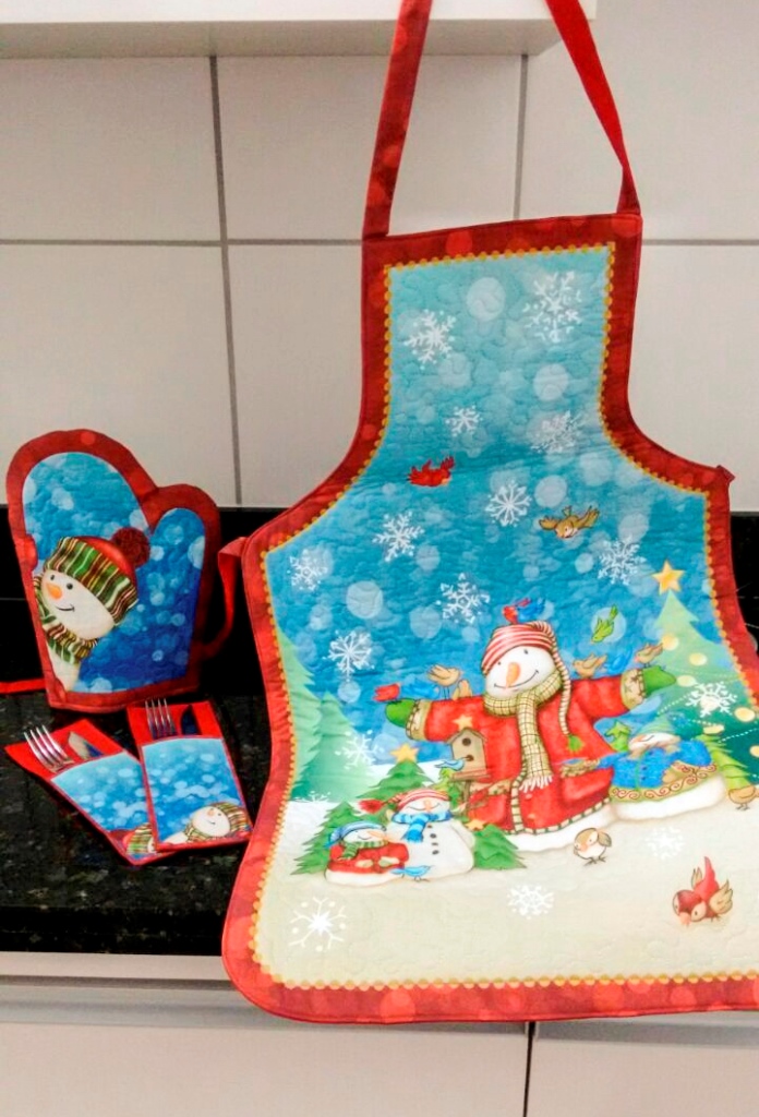 Kit Cozinha Boneco de Neve