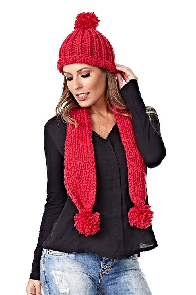 Cachecol e Gorro Pink
