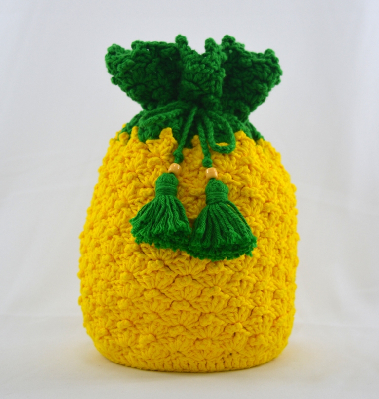 Bolsa de Crochê Abacaxi