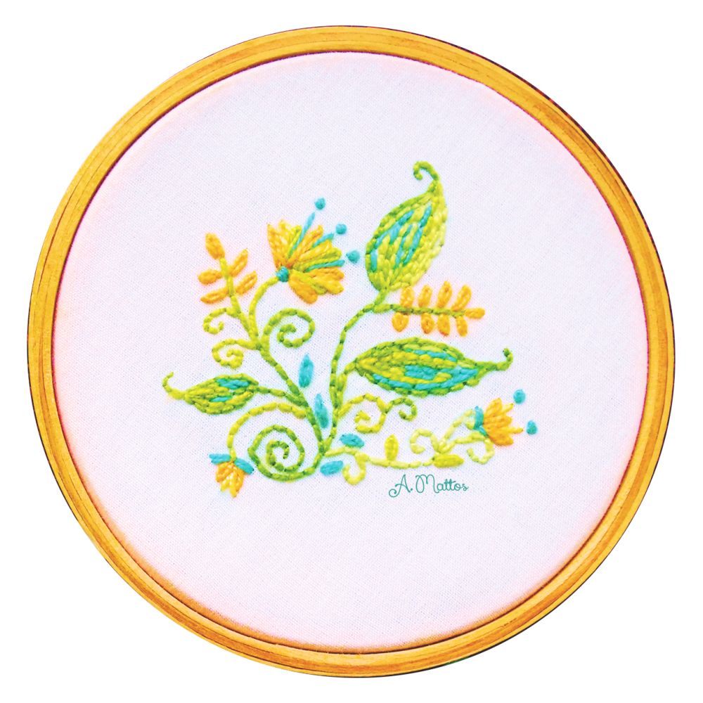 Quadrinho Bastidor Floral