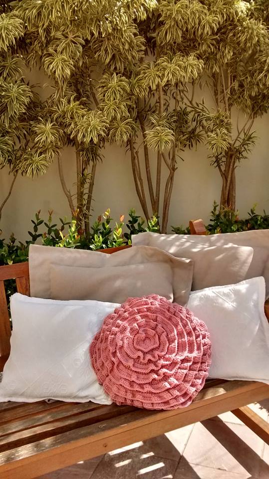 Almofada de Flor Rose