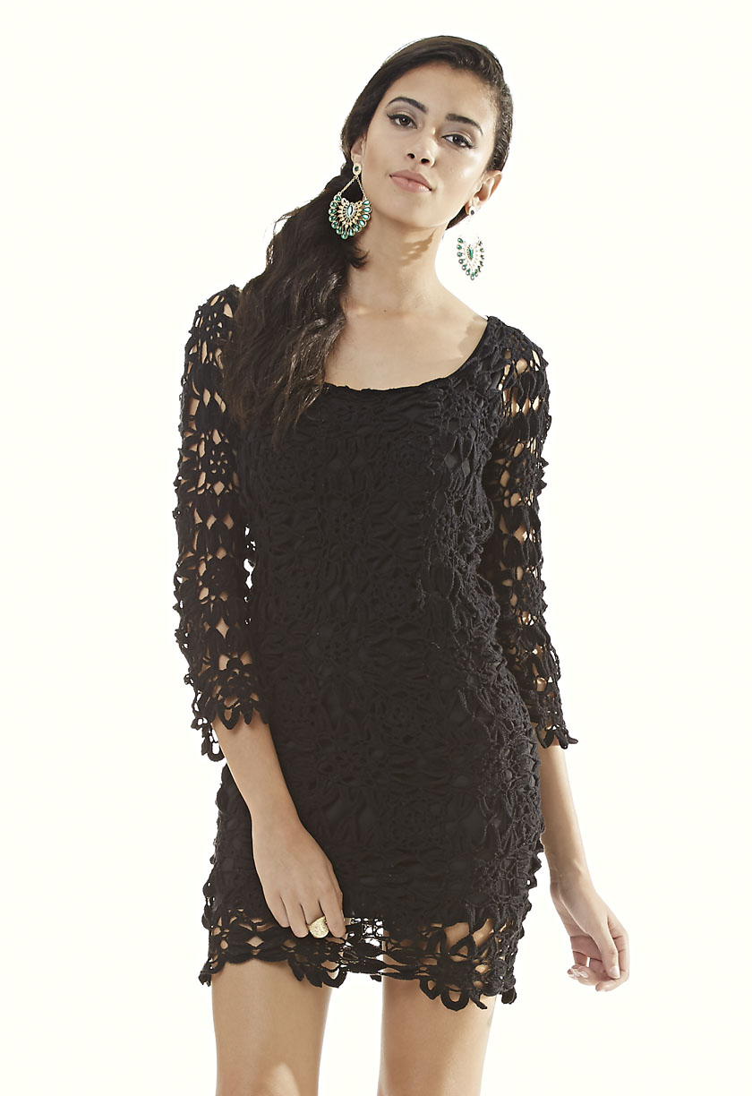 Vestido Preto Motivos