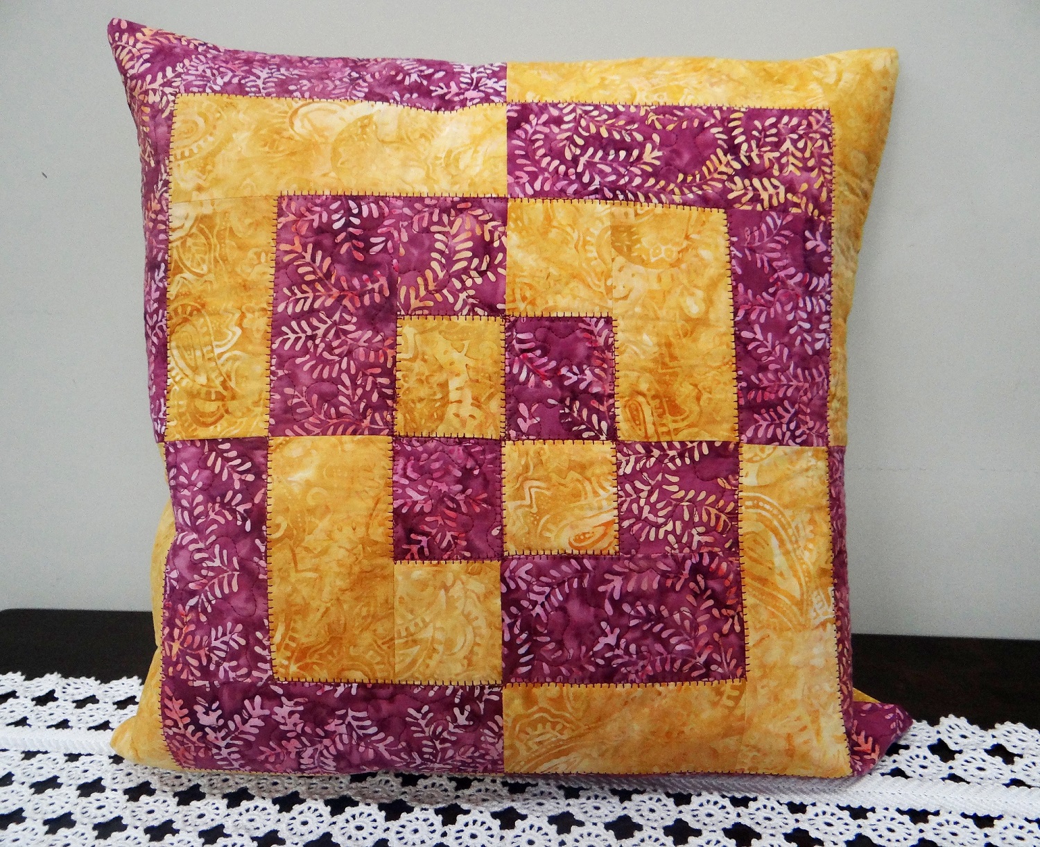 Capa de Almofada Batik