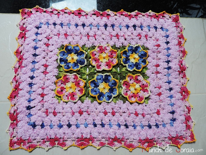 Tapete Soft Flor Rasteirinha