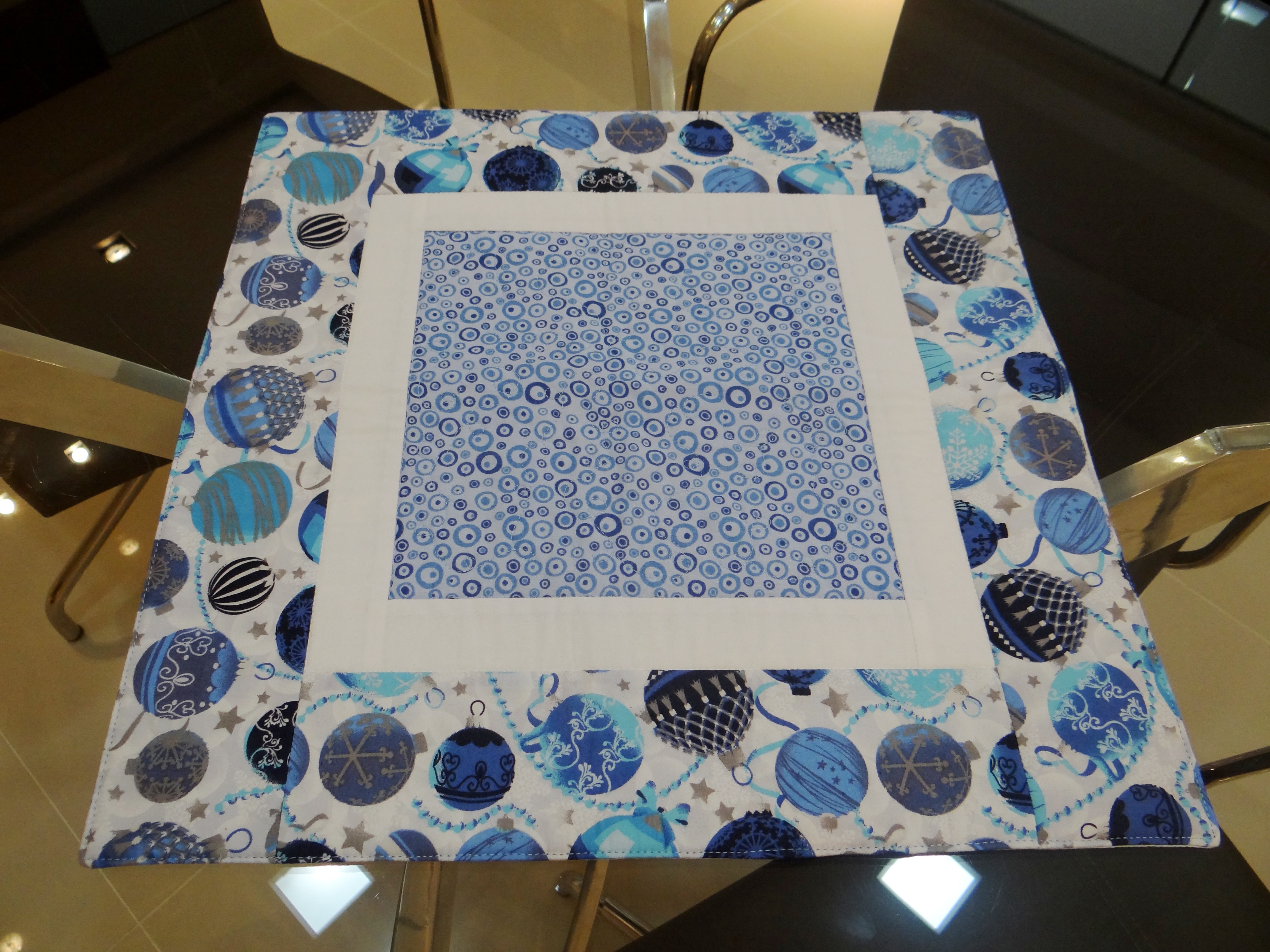 Toalha Natal Azul