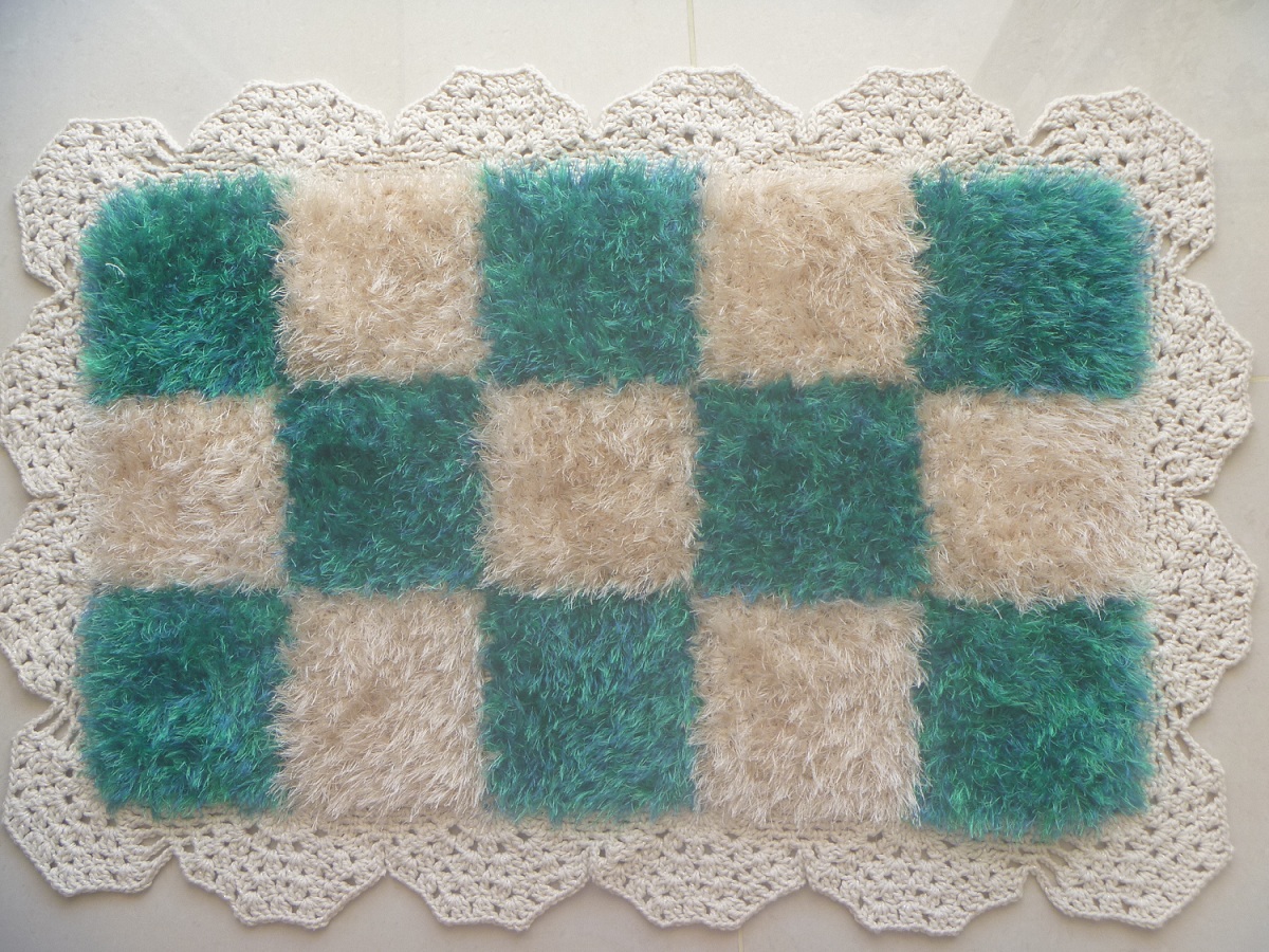 Tapete Xadrez Decore