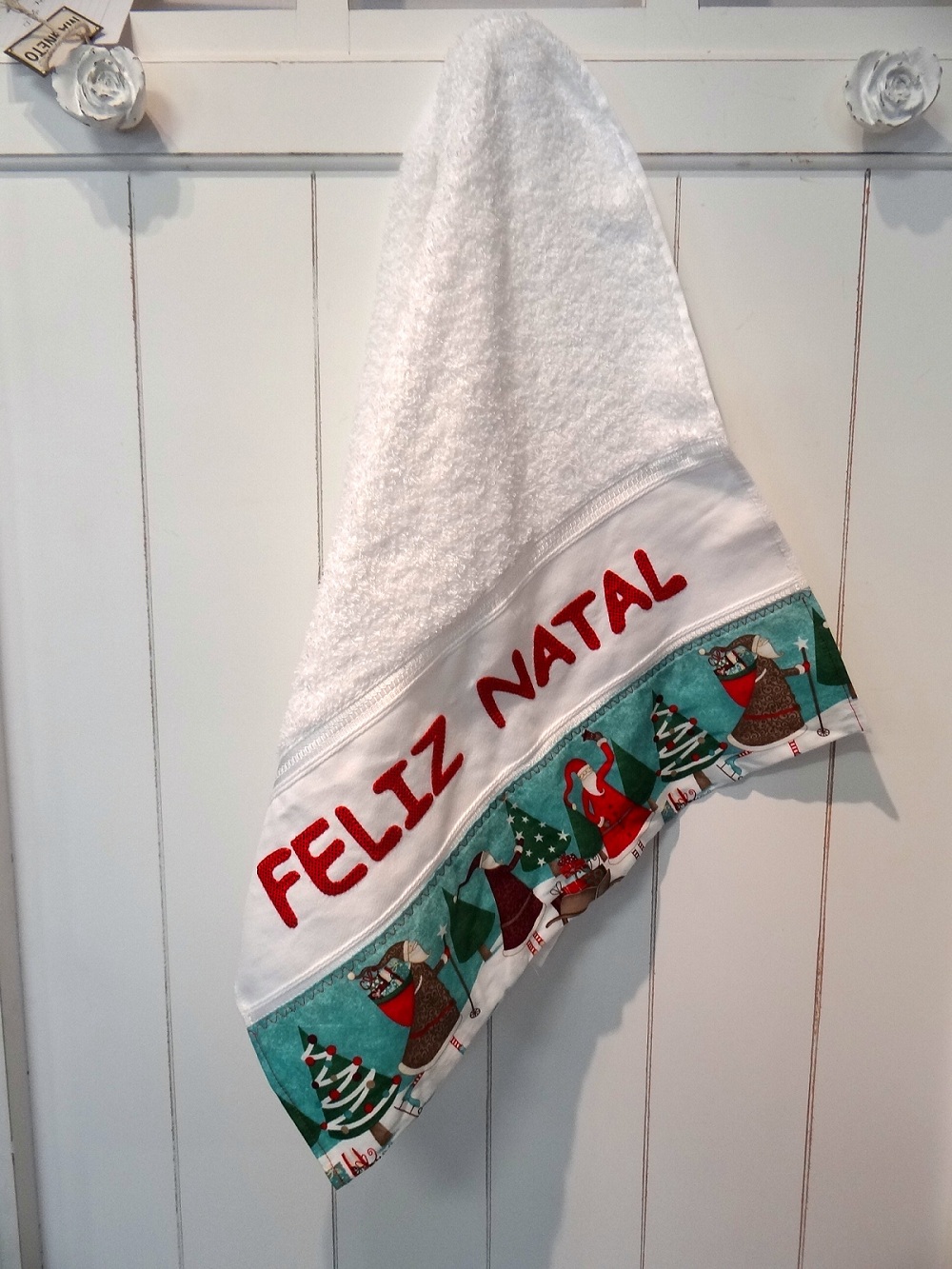 Toalha de Rosto Feliz Natal