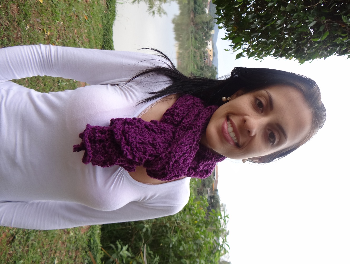 Cachecol Roxo