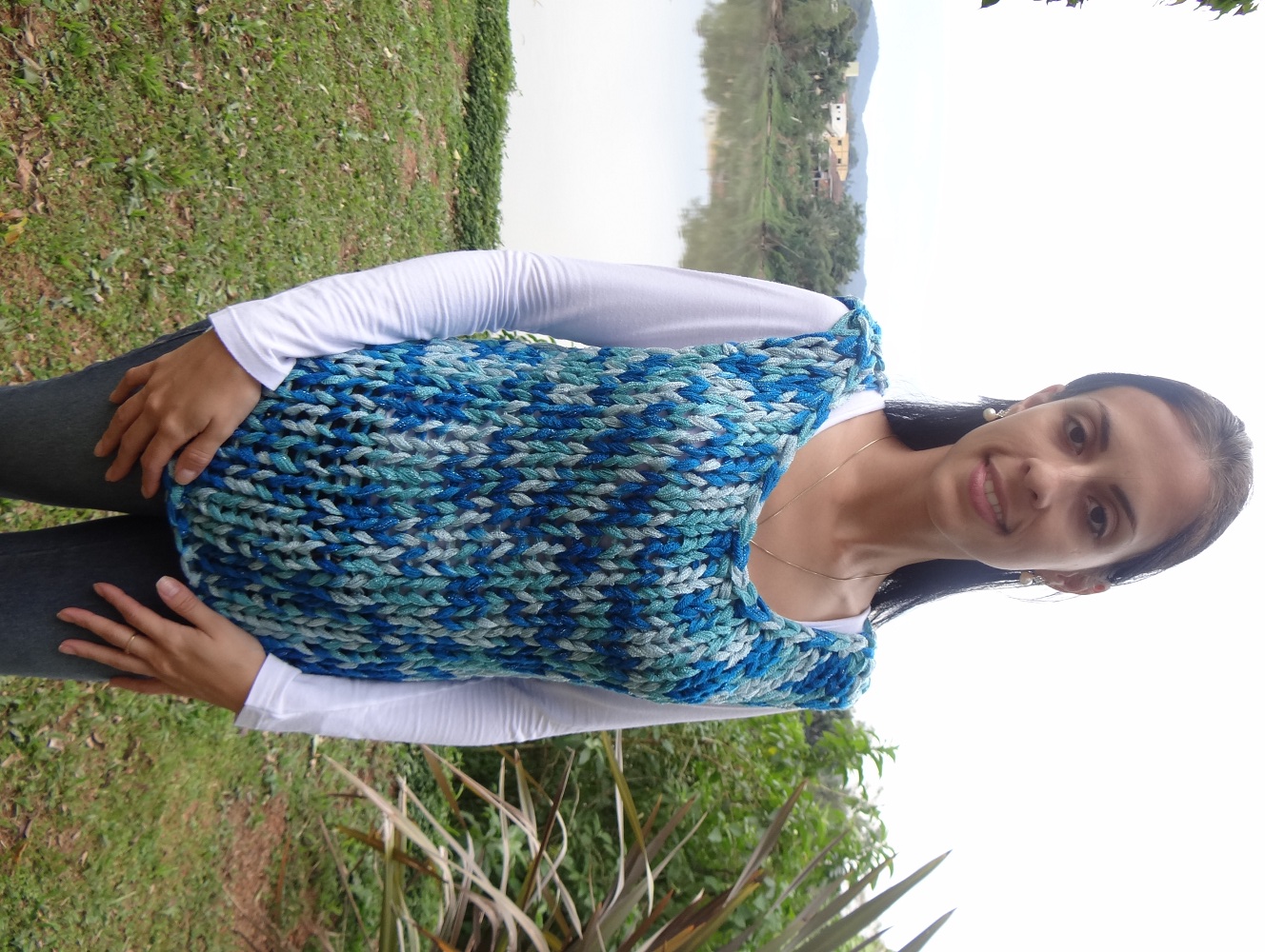 Blusa Mescla Sensual Crochê
