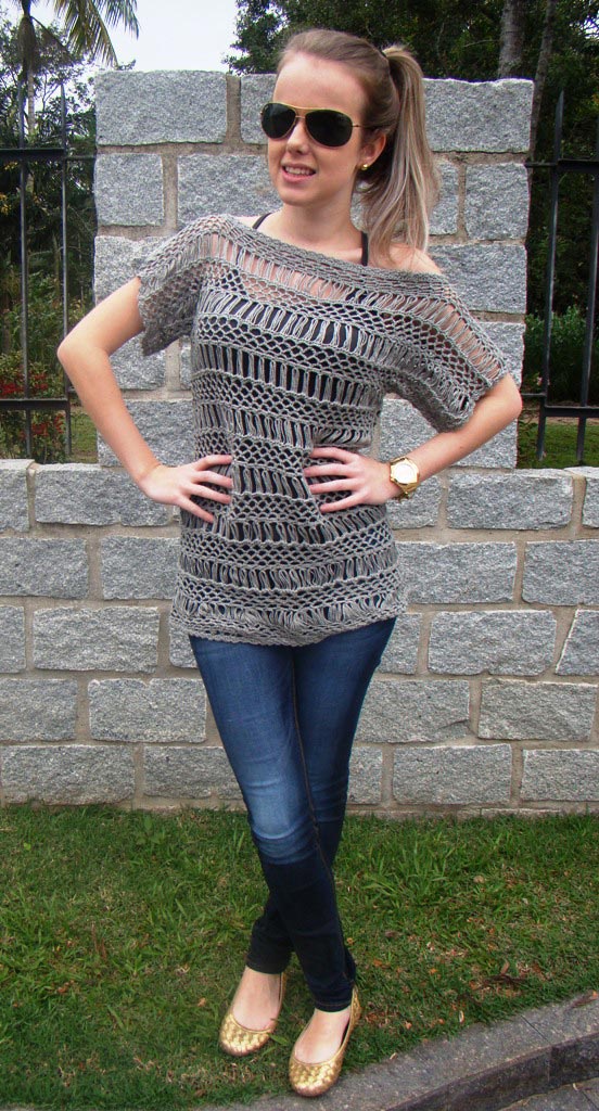 Blusa Crochê Peruano