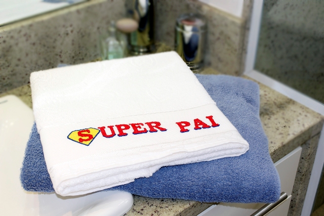 Toalha de Banho Super Pai