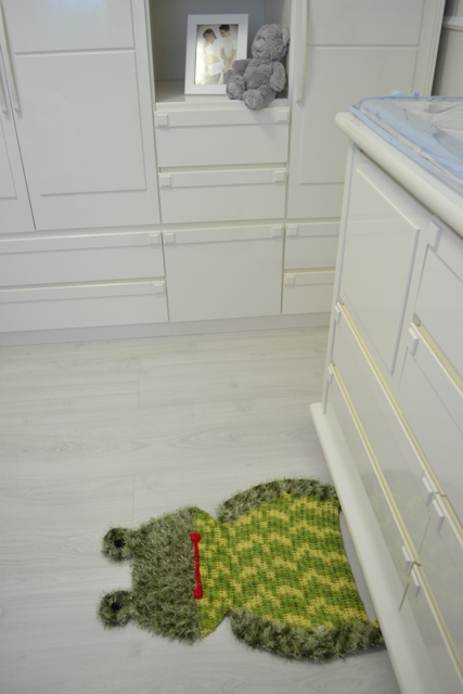 Tapete infantil Sapo Verde Claro