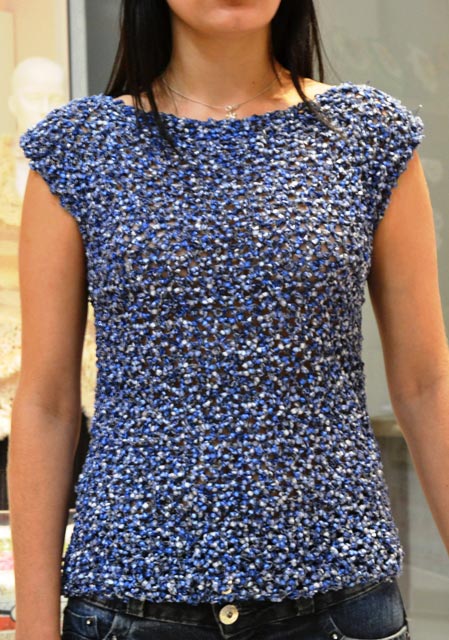 Blusa Azul Melodia
