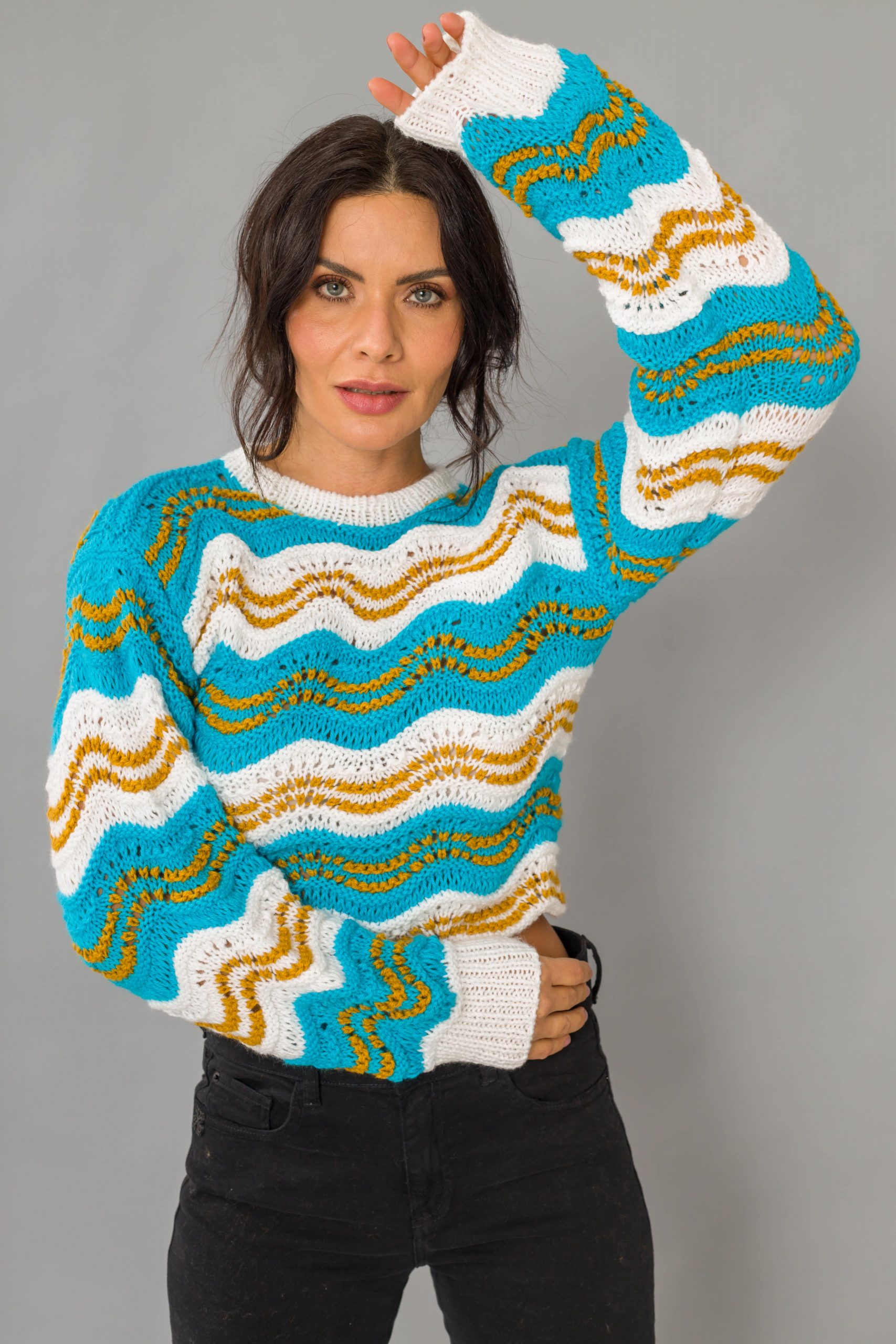 Cropped Manga Longa