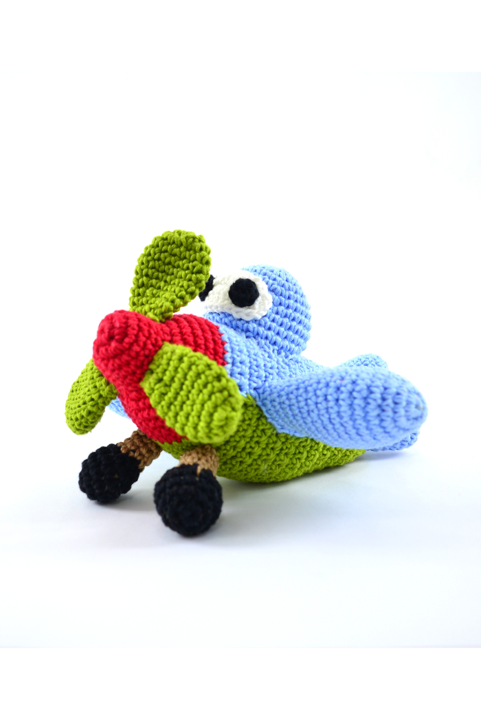 Avião Amigurumi